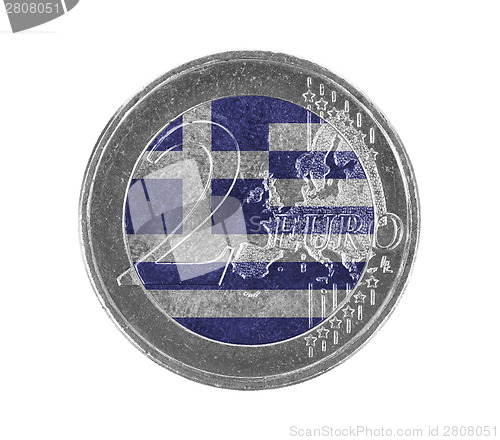 Image of Euro coin, 2 euro