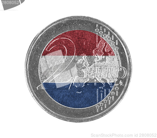 Image of Euro coin, 2 euro