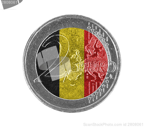 Image of Euro coin, 2 euro
