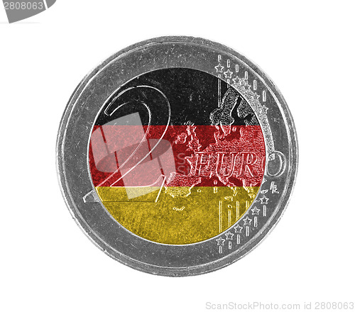 Image of Euro coin, 2 euro