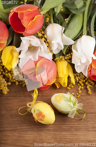Image of easter eggs