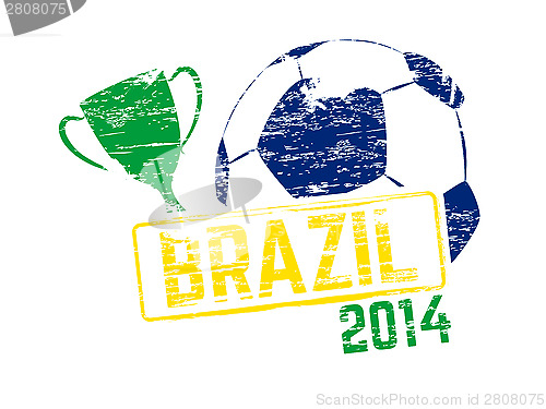 Image of Vector Brazil 2014 stamp