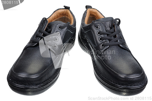 Image of Black men's shoes