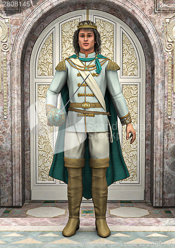 Image of Prince in Fairytale Palace