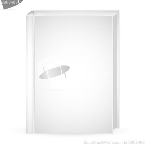 Image of White mock up book