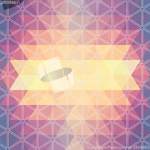 Image of pattern geometric. Background with triangles