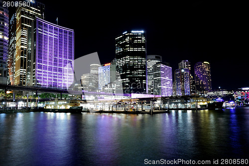 Image of SYDNEY, AUSTRALIA - MAY 28, 2014;  Circular Quay Sydney CBD Aust