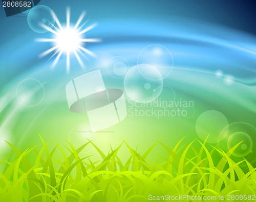 Image of Vector spring background