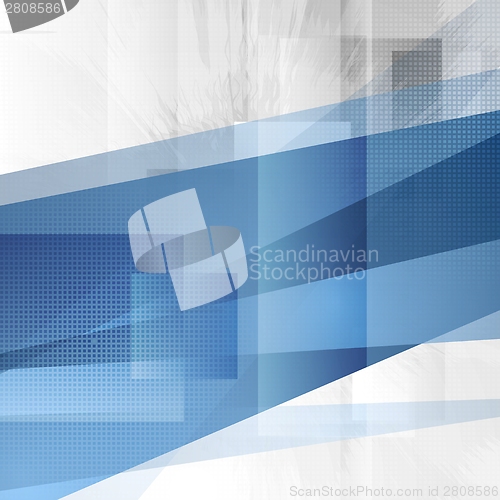 Image of Grunge tech blue design