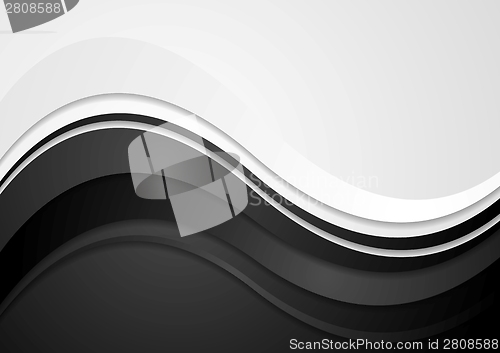 Image of Abstract wavy corporate design