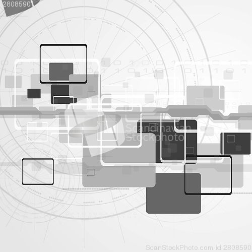 Image of Hi-tech vector design