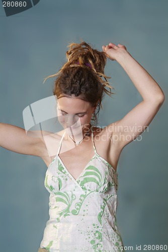 Image of dancing woman