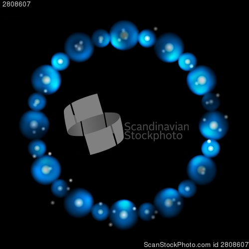 Image of Shiny vector circle logo background