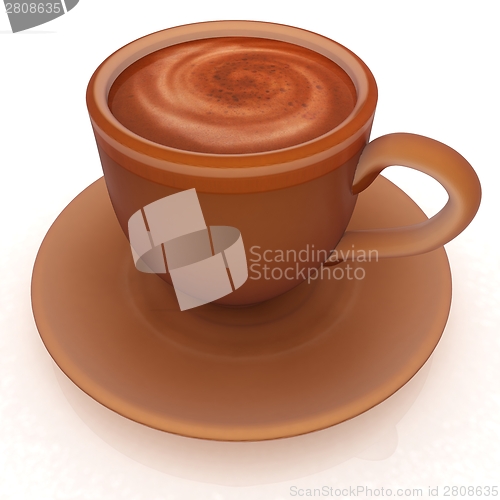 Image of Coffee cup on saucer