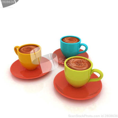 Image of Coffee cups on saucer