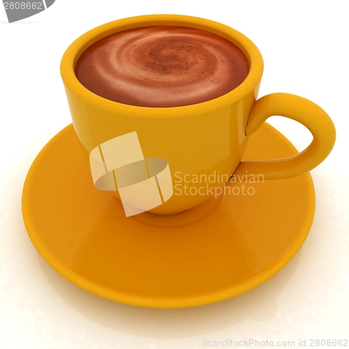 Image of Coffee cup on saucer