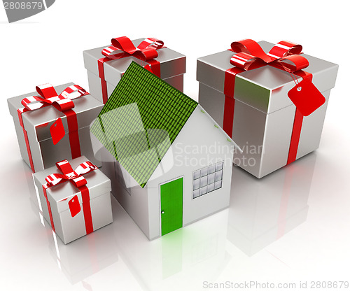 Image of House and gifts