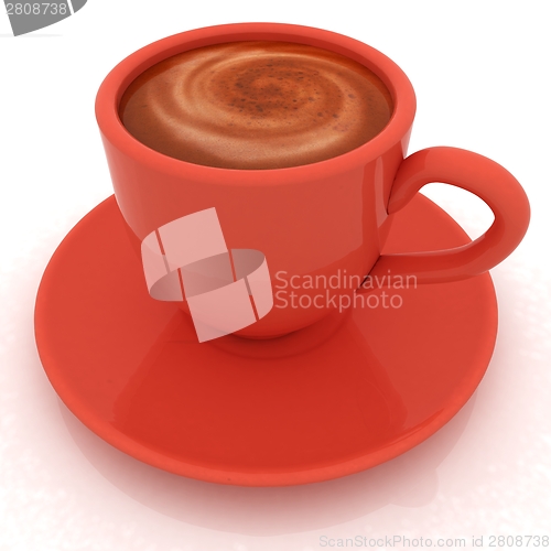 Image of Coffee cup on saucer