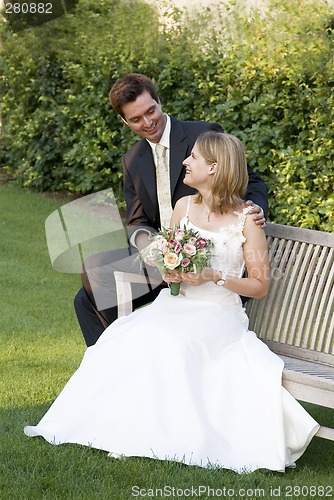 Image of wedding couple