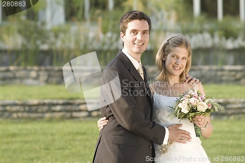 Image of wedding couple