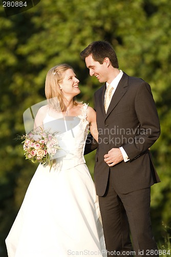 Image of wedding couple