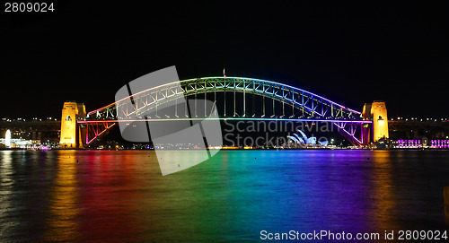 Image of SYDNEY HARBOUR BRIDGE, AUSTRALIA - JUNE 2, 2014 -  Harbour Bridg