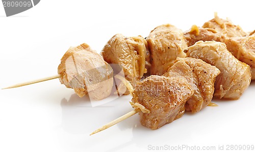 Image of marinated pork kebab