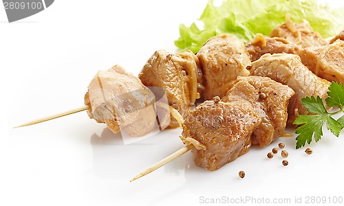 Image of marinated pork kebab