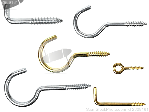 Image of Hooks on white