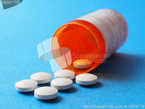 Image of Bottle with pills