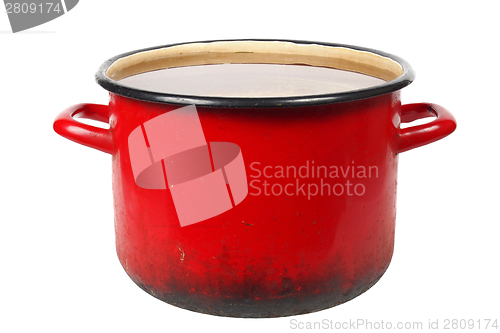 Image of Old red pot