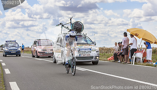 Image of The Cyclist Johnny Hoogerland