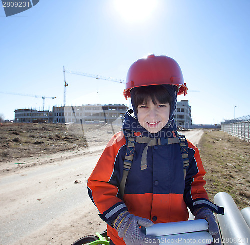 Image of young builder