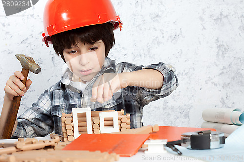 Image of young builder