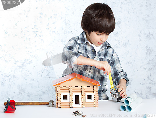 Image of boy repairman