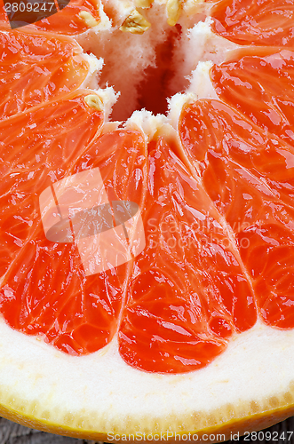 Image of Grapefruit Slice Background