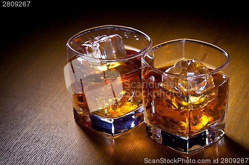 Image of two glasses with drinks