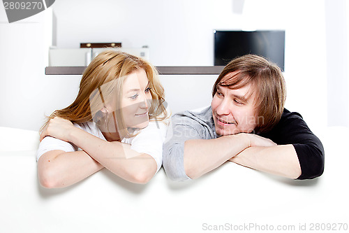 Image of Couple in new home