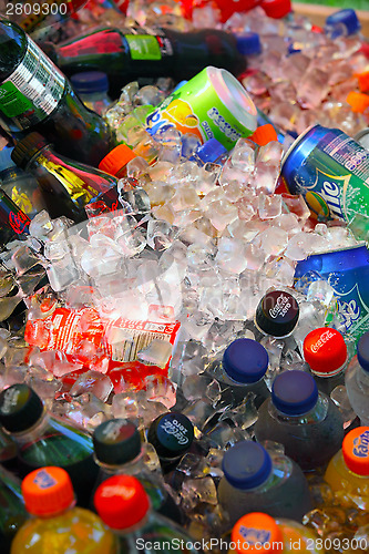 Image of Can of soda with Ice