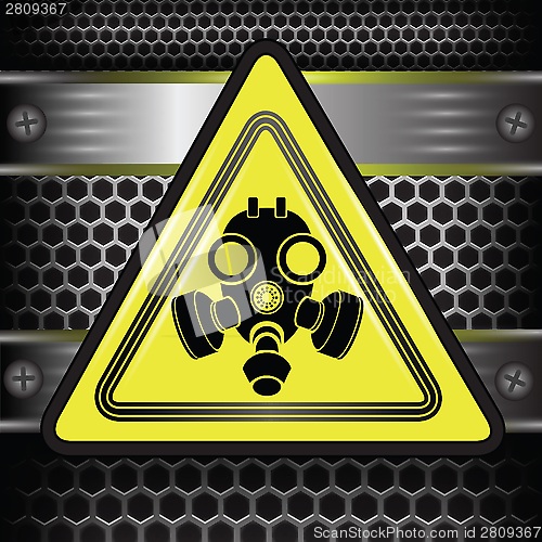 Image of gas mask sign