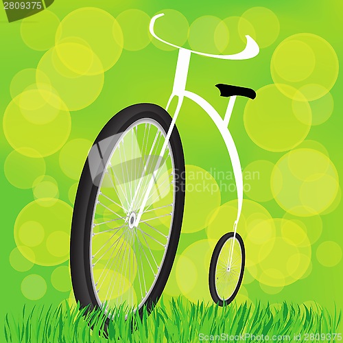 Image of Retro-styled bicycle
