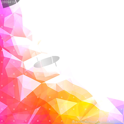 Image of Geometric abstract low poly background