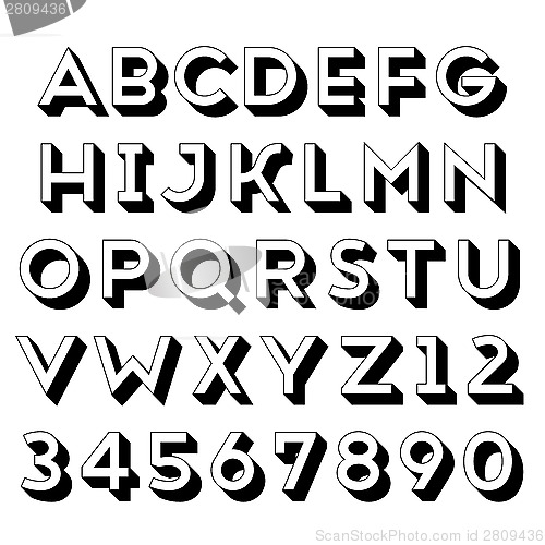 Image of Handmade sans-serif font