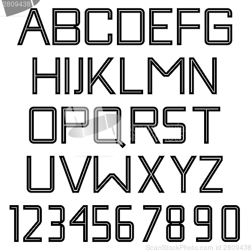 Image of Handmade retro font