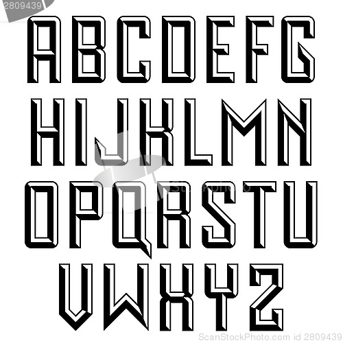 Image of Handmade retro font