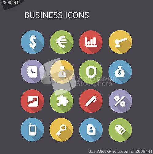 Image of Flat Icons For Business