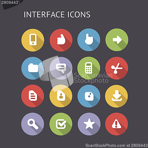 Image of Flat Icons For Interface