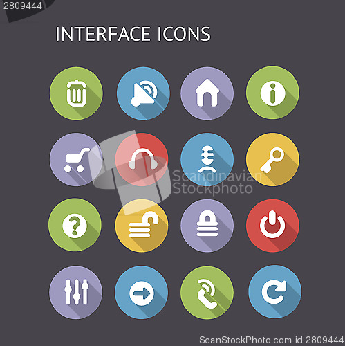 Image of Flat Icons For Interface