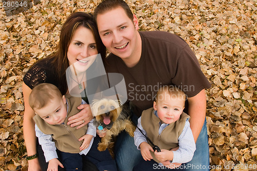 Image of Family in autumn