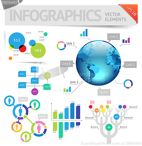 Image of Infographic design elements